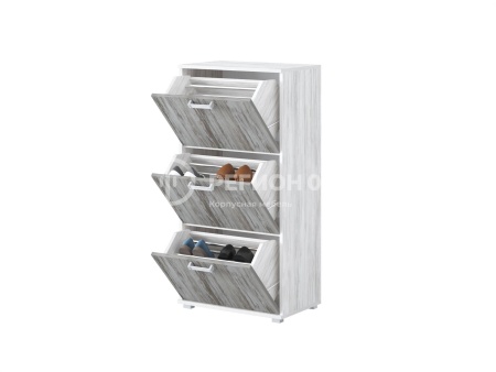 Обувница 3-х Ярусная Вавилон-9 ЛДСП (Ш-620| В-1280 |Г-320)/Разные Цвета